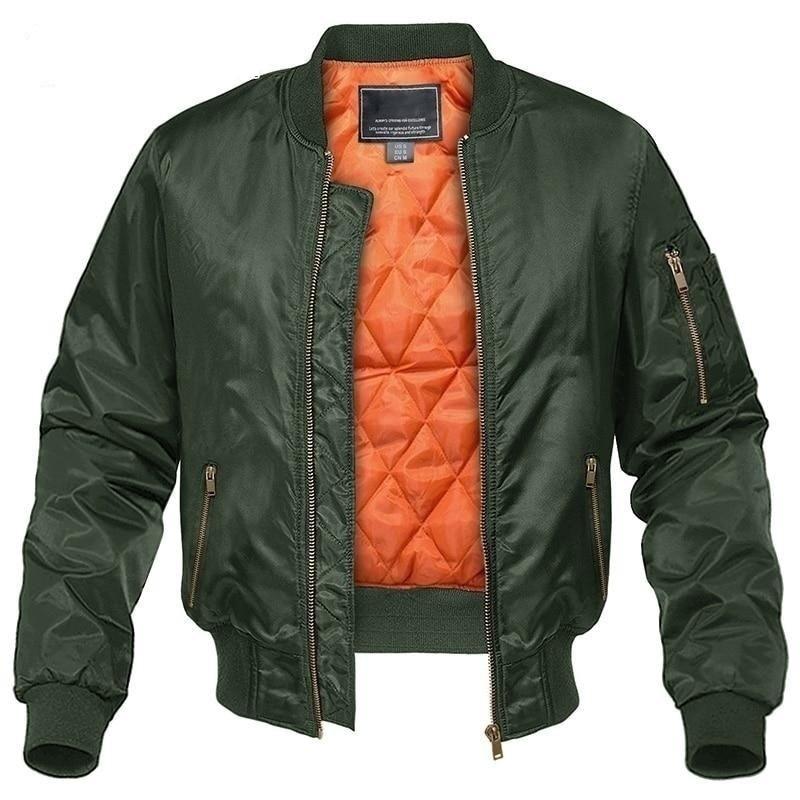 Men's Winter Casual Cotton Padded Pilot Army Bomber Military Jackets  -  GeraldBlack.com