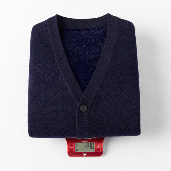 Men's Winter Warm Classic Style Business Fashion Thick Fleece Sweater  -  GeraldBlack.com