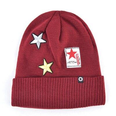 Men's Women's Casual hip hop Styled Star Knitted Warm Beanie Hats - SolaceConnect.com
