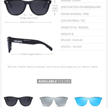 Men's Women's UV400 Eye-Popping Color Polarized Titanium Sunglasses - SolaceConnect.com