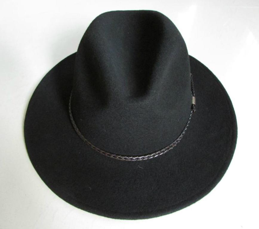 Men's Wrinkle-free Waterproof Wide Brim Knight Cowboy Fedora Hats - SolaceConnect.com