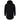 Men Slim Long section High collar Hooded Sweatshirt Extend Curved hem Solid black Cotton Casual Pullover Hoodies  -  GeraldBlack.com