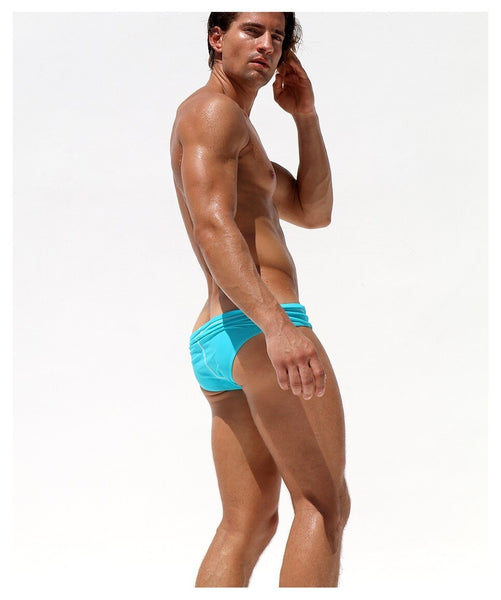Men Swimming Briefs Low Waist Swimwear Tight Colorful With Sexy Summer Shorts Trunks Boxers  -  GeraldBlack.com