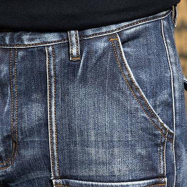 Men Vintage baggy Jeans Fashion Denim Plus Size 44 Loose Popular Straight Jean Trousers Clothing  -  GeraldBlack.com