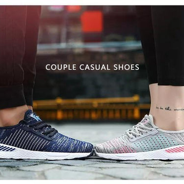 Men & Women Comfortable Breathable Lightweight Lace-up Shoes for Couple - SolaceConnect.com