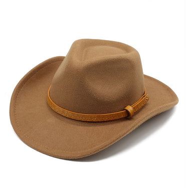 Men Women Western Cowboy Hat For Casual Dress Cowgirl Jazz Cap Sombrero Hombre Sombreros  -  GeraldBlack.com