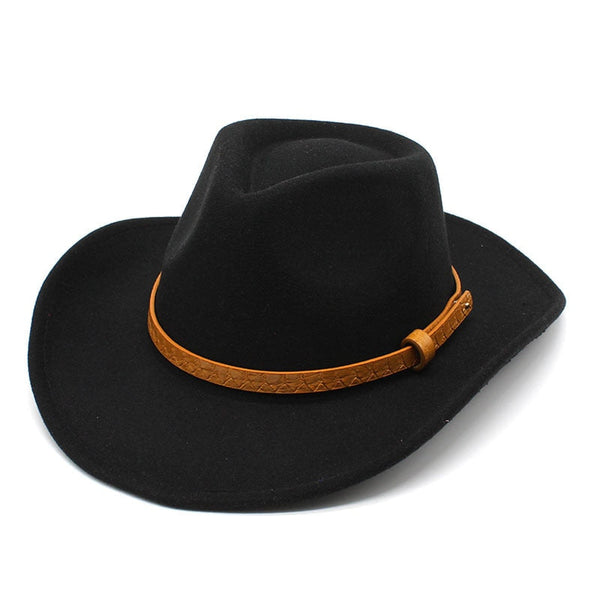 Men Women Western Cowboy Hat For Casual Dress Cowgirl Jazz Cap Sombrero Hombre Sombreros  -  GeraldBlack.com