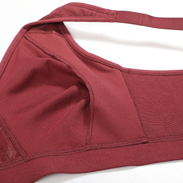 Merlot Wireless Lace Full Coverage Plus Size Comfort Sleep Bra for Women  -  GeraldBlack.com