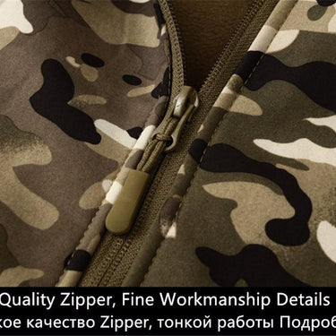 Military Style Camouflage Men's Softshell US Army Tactical Hooded Jacket - SolaceConnect.com
