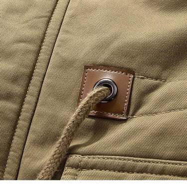 Military Thicken Fleece Casual Hooded Pilot Cargo Cotton Jackets for Men - SolaceConnect.com