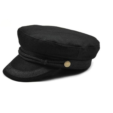 Military Winter Knitted Cap Flat Top Black Grey Casquette Unisex Hats  -  GeraldBlack.com