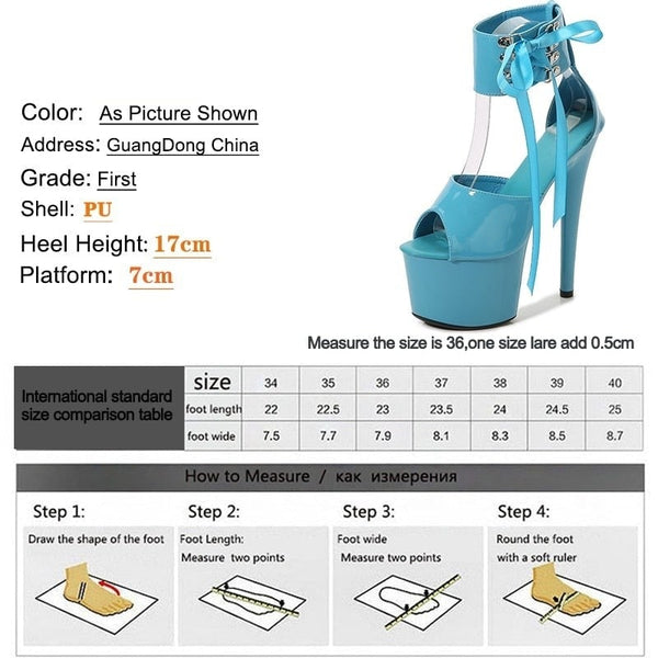 Mixed Colors Pattern Ankle Strap High Heel Open-Toe Women's Summer Sandals  -  GeraldBlack.com