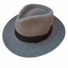 Mobster Designed Classic Grey Men's Wool Felt Godfather Fedora Gangster Hat  -  GeraldBlack.com