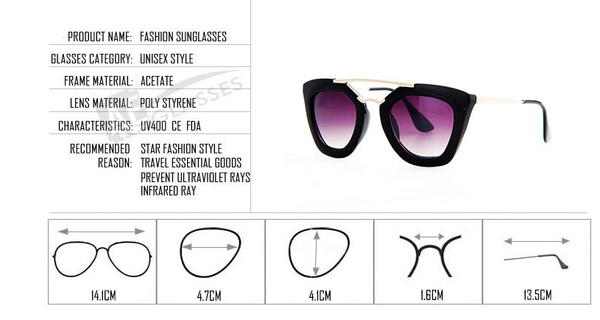 Most Popular Good Quality Butterfly Vintage Eyewear Sunglasses for Women  -  GeraldBlack.com