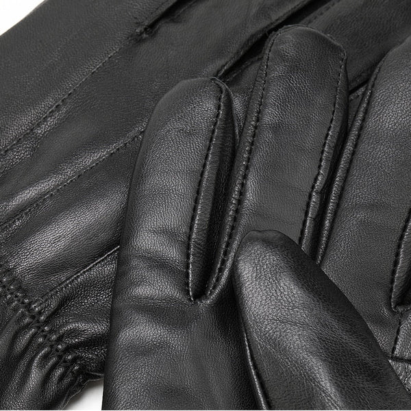 Mr. Right Genuine Leather Gloves Man Winter Windproof luva Full Finger Glove Keep Warm guantes  -  GeraldBlack.com