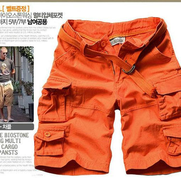 Multi-Pocket Camouflage Men's Casual Loose Knee-Length Shorts for Summer - SolaceConnect.com