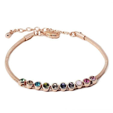 Multicolored Exquisite Ball Rose Bracelets with Australian Crystals  -  GeraldBlack.com