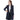 Navy Blue Color Formal Business Suit Coat Vest and Skirt for Women  -  GeraldBlack.com