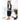 Navy Blue Color Formal Business Suit Coat Vest and Skirt for Women  -  GeraldBlack.com