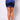 Navy Color Stretchable Satin High Waist Ruched Tie Body Sculpting Mini Skirt - SolaceConnect.com