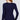 Navy Color Thermal Crew Neck Long Sleeve Knitted Women's Top - SolaceConnect.com