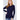 Navy Color Thermal Crew Neck Long Sleeve Knitted Women's Top  -  GeraldBlack.com