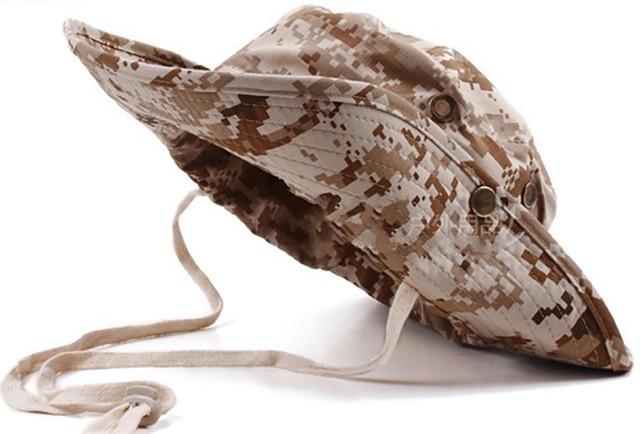 Nepalese American Tactical Airsoft Sniper Camouflage Bucket Boonie Hats - SolaceConnect.com