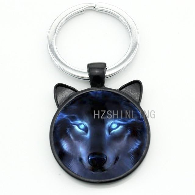 Novelty Fashion Cool Nordic Wic Wolf Animal Keychain Ring Holder - SolaceConnect.com