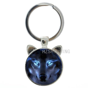 Novelty Fashion Cool Nordic Wic Wolf Animal Keychain Ring Holder - SolaceConnect.com