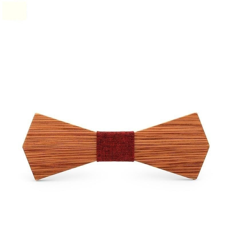 Novelty Fashion Slim Butterfly Wooden Bowties for Men Wedding Suits  -  GeraldBlack.com