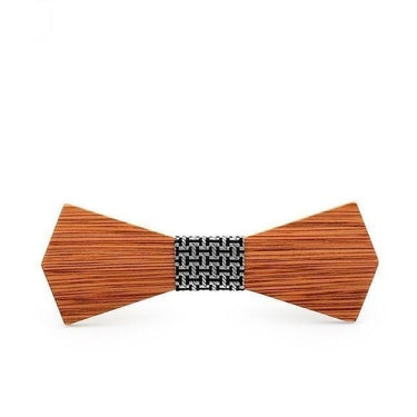 Novelty Fashion Slim Butterfly Wooden Bowties for Men Wedding Suits  -  GeraldBlack.com