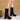 Novelty Women Splicing Boots Comfort Square Platform High Heels Autumn Winter Mid Calf Booties Fashion Sexy Woman Shoes  -  GeraldBlack.com