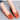 Orange Genuine Leather Low Heel Round Toe Flat Shoes for Women  -  GeraldBlack.com