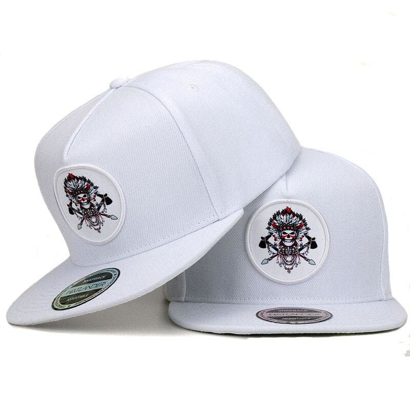 Original Hip Hop Sports Style White Baseball Caps for Men and Women  -  GeraldBlack.com