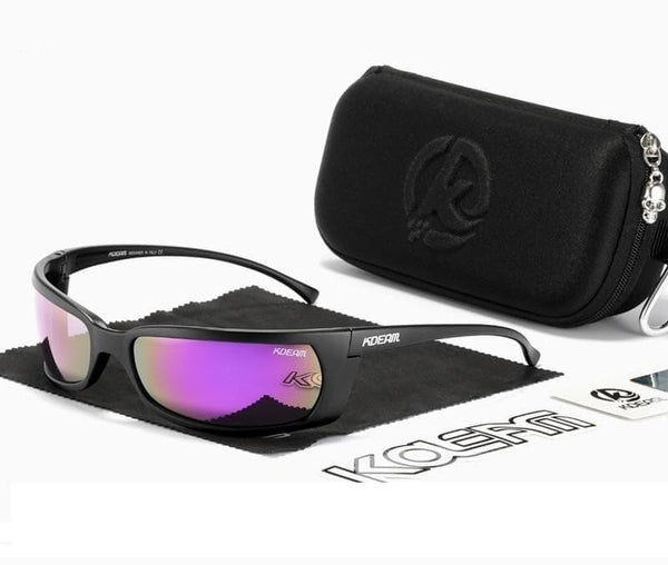 Outdoor Sports Goggles Polarized Sunglasses for Men and Women with Hard Box - SolaceConnect.com