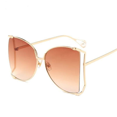 Oversized Square UV400 Women's Designer Sunglasses with Pearl  -  GeraldBlack.com