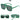 Oversized Square Vintage Men Women Sport Shades Goggle Retro Design UV400 Sun Glasses  -  GeraldBlack.com