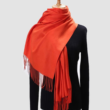 Pashmina Spring Winter Scarves for Women Long Cashmere Hijab Stoles  -  GeraldBlack.com