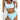 Patchwork Bandeau Style Bra Low Waist Solid Color Thong Bikini Swimsuit  -  GeraldBlack.com