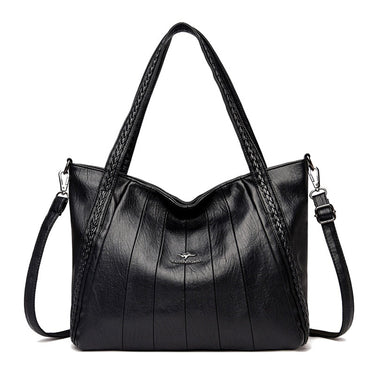 Patchwork Soft Leather Luxury Handbags Women Bag Designer Large Shoulder Crossbody Hand Bags for  -  GeraldBlack.com