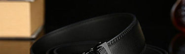 Personality Unique Design Type Automatic Buckle Genuine Leather Belt Men's Casual Style Belts - SolaceConnect.com