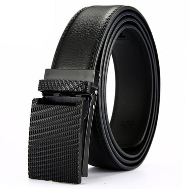 Personality Men's Unique Design Automatic Buckle Genuine Leather Belt  -  GeraldBlack.com