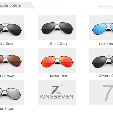 Pilot Style Men's Aluminum Frame Polarized Driving Sunglasses Eyewear - SolaceConnect.com