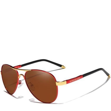 Pilot Style Men's Aluminum Frame Polarized Driving Sunglasses Eyewear  -  GeraldBlack.com