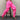 Pink Loose Pleated Shinny Sexy Nightclub Men's DS Costumes Anti bright Elastic Waist Pants  -  GeraldBlack.com