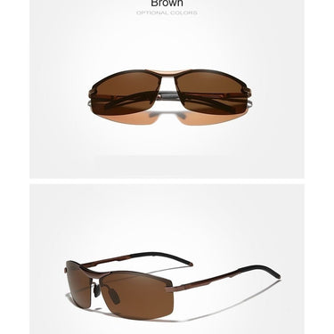 Piolet Style Men's Aluminum Polarized Photochromic Chameleon Driving Sunglasses - SolaceConnect.com