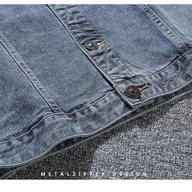 Plus Size 8XL 7XL 6XL 5XL Cotton Jeans Sleeveless Jacket Vest Men Denim Jeans Vest Cowboy Outdoors Waistcoat Jackets  -  GeraldBlack.com