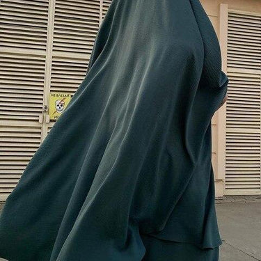 Women's Muslim Sets Pluz Size Niqab 2Piece Hijab with Skirt Prayer Dress Ramdan Pray Gown Dubai - SolaceConnect.com