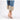 Plus Size High Waist Patchwork Rabbit Hair Straight Ankle-length Jeans - SolaceConnect.com