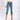 Plus Size High Waist Patchwork Rabbit Hair Straight Ankle-length Jeans - SolaceConnect.com